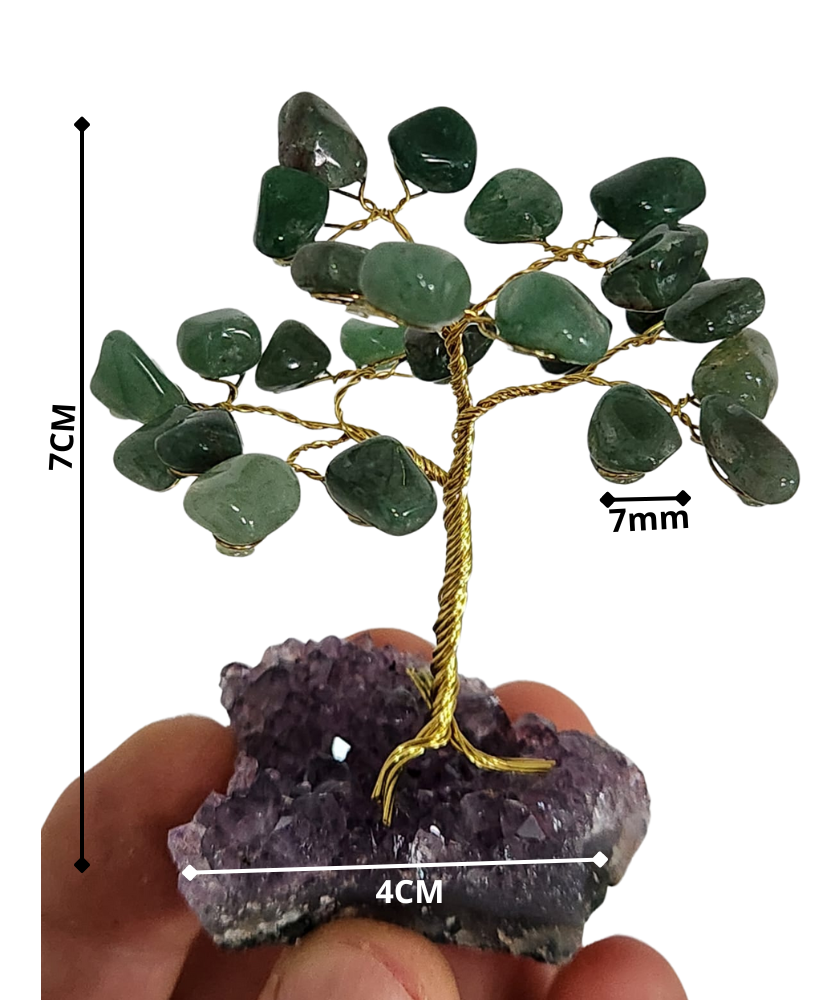 Mini Árvore de Pedras Naturais 7cm Base de Drusa | Promoção a partir de 10 peças