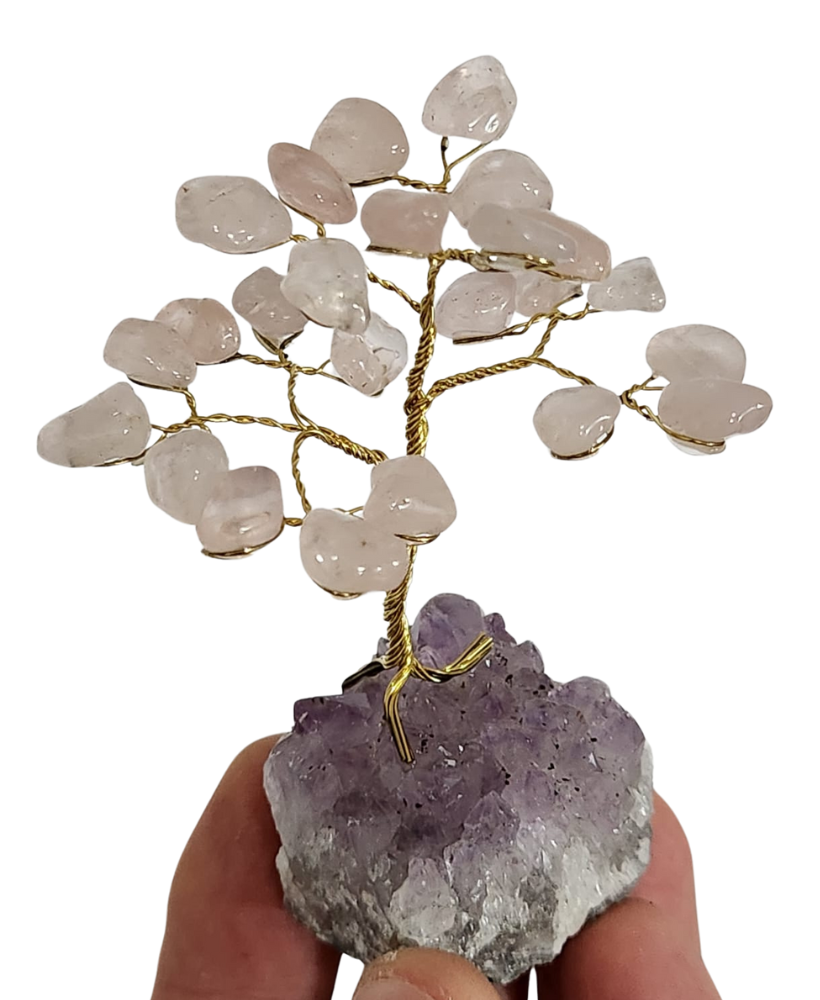 Mini Árvore de Pedras Naturais 7cm Base de Drusa | Promoção a partir de 10 peças