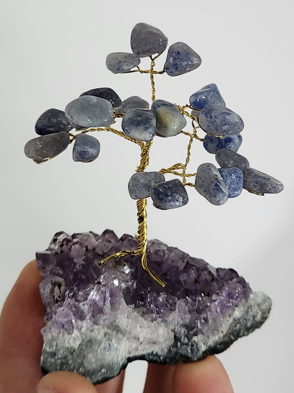 Mini Árvore de Pedras Naturais 7cm Base de Drusa | Promoção a partir de 10 peças