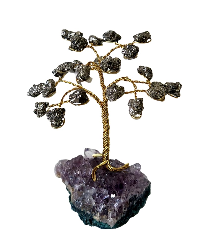 Mini Árvore de Pedras Naturais 7cm Base de Drusa | Promoção a partir de 10 peças